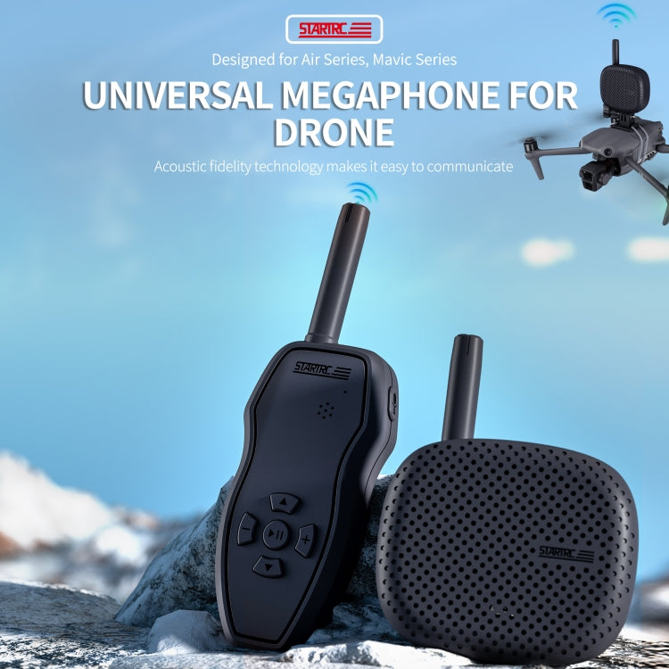 STARTRC Drone Megaphone Wireless Portable Speaker 3KM Control for DJI Mavic / Air / Mini Series, 3KM Control STARTRC Drone Megaphone Wireless Portable Speaker 3KM Control for DJI Mavic / Air / Mini Series, 3KM Control